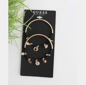 NWT GUESS 2 CHARM BRACELETS